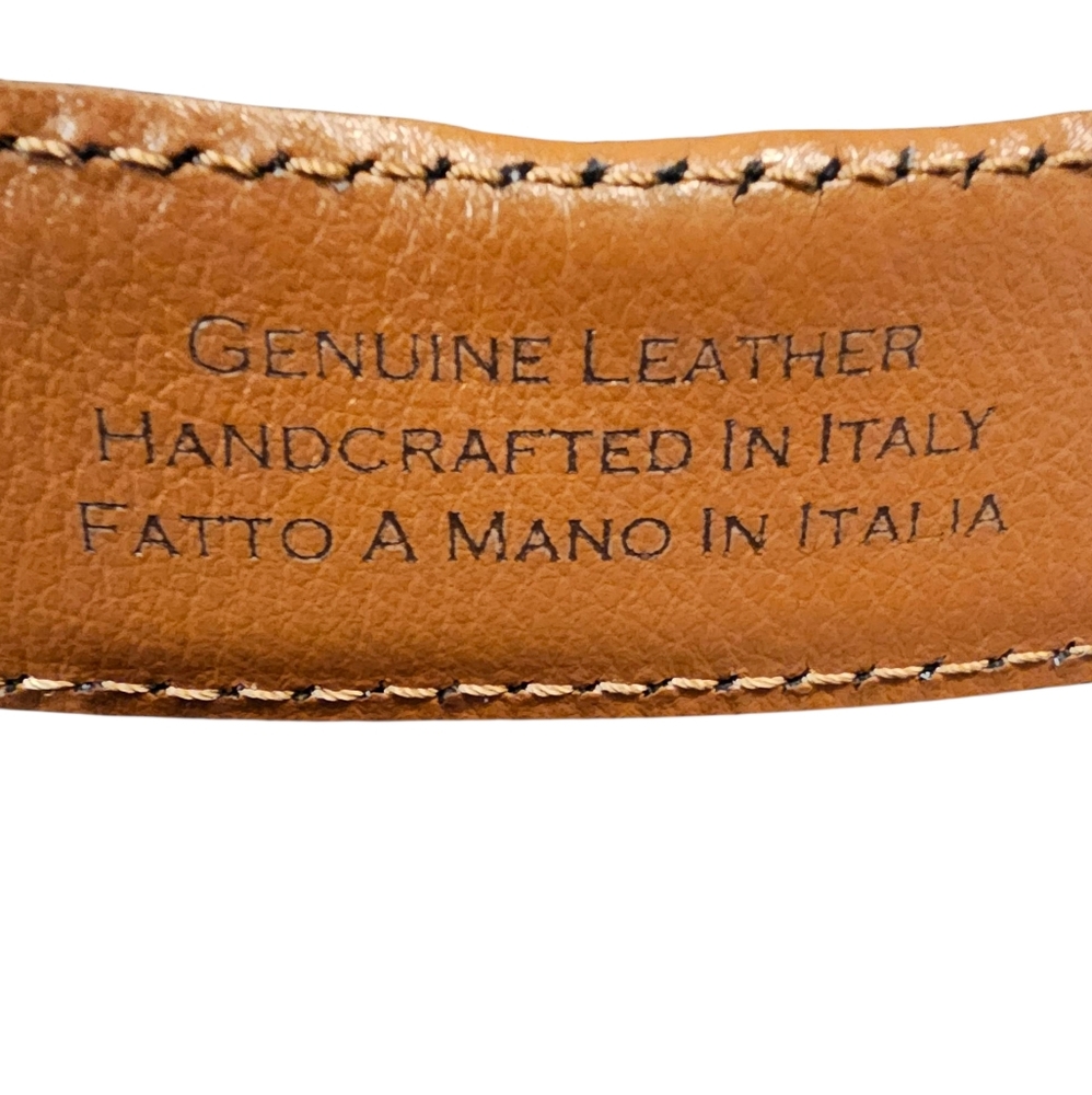 Joseph Abboud Genuine Black Leather Belt - Picture 6 of 8